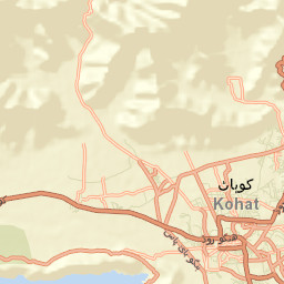 Kohat Street Map