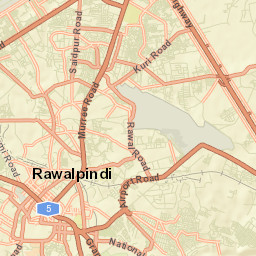Rawalpindi Street Map