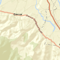 Qazigund Street Map