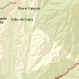 Trabuco Highlands California Street Map