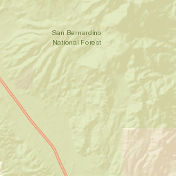 Thomas Mountain California Street Map