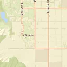 Vista Santa Rosa California Street Map