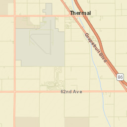 Thermal California Street Map