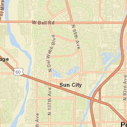 Agua Fria Arizona Street Map