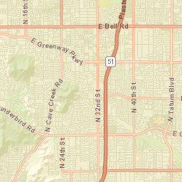 Sweetwater Garden Arizona Street Map