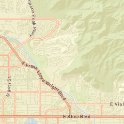 Preston Hills Arizona Street Map