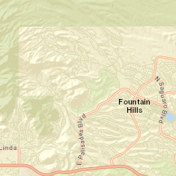 Fountain Hills Arizona Street Map