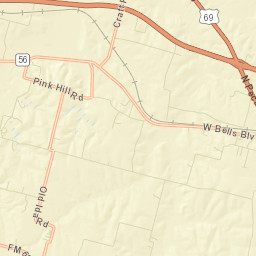 1502-1506 Hayden Hall Road, Bells, TX Street Map