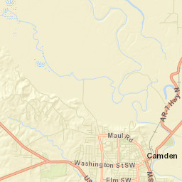 Kent Arkansas Street Map