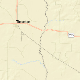 Tinsman Arkansas Street Map
