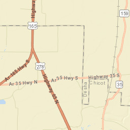 Hurds Arkansas Street Map