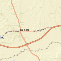 Eupora Street Map