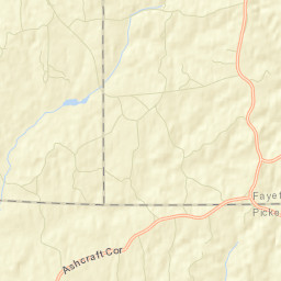 Ashcraft Corner Alabama Street Map