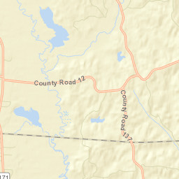 Newtonville Alabama Street Map