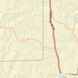 New Lexington Alabama Street Map