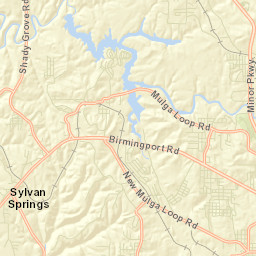 Mulga Alabama Street Map