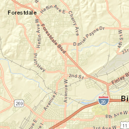 Pratt City Alabama Street Map