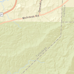 McAding Alabama Street Map