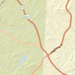 Chulafinnee Alabama Street Map