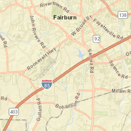 Fairburn Street Map