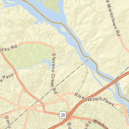 Martinez Street Map