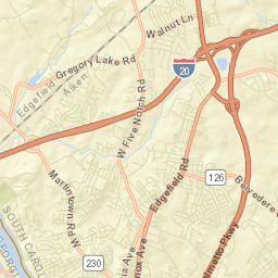 Belvedere Street Map