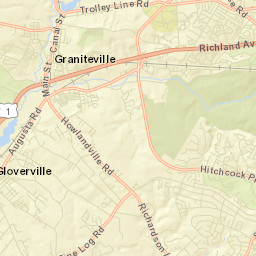 Graniteville Street Map