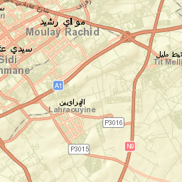 Tit Mellil Street Map