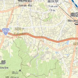 Fukuoka-shi Street Map