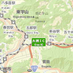 Ōzu-shi Street Map