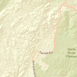 Santa Rosa South California Street Map