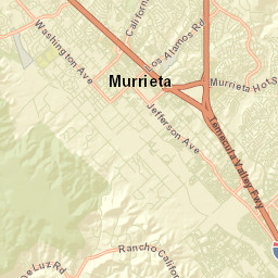 Murrieta California Street Map