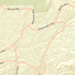 Glenoaks Country California Street Map