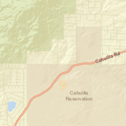 Cahuilla California Street Map