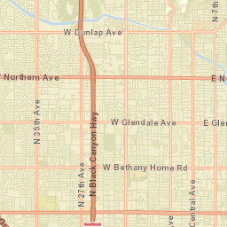 Villa Novena Arizona Street Map