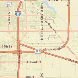 Lubbock Street Map