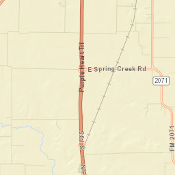 Valley View, TX, USA Street Map