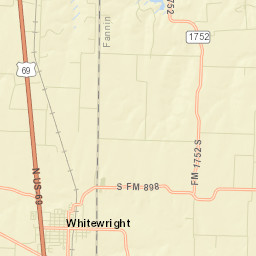 Whitewright Street Map