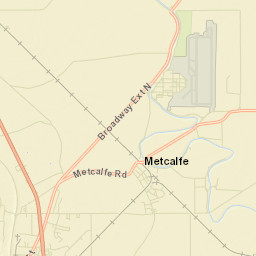 Metcalfe Street Map