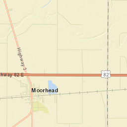 Moorhead Street Map