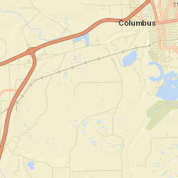 100-198 South 6th Street Columbus MS Street Map