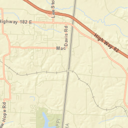 Stafford Alabama Street Map