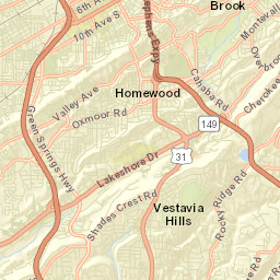 Watkins Glen Alabama Street Map