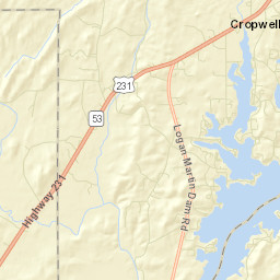 New London Alabama Street Map