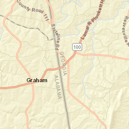Graham Alabama Street Map