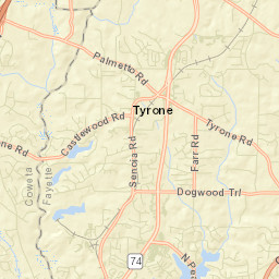 634-638 Dogwood Trail, Tyrone, GA Street Map