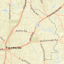 Fayetteville Street Map