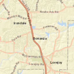 Irondale Street Map