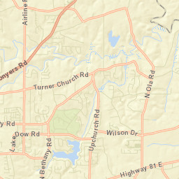 1067-1099 East Lake Road, McDonough Street Map