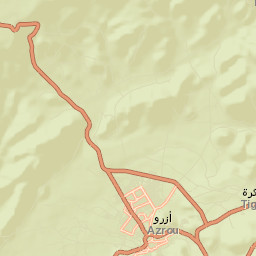Azrou Street Map